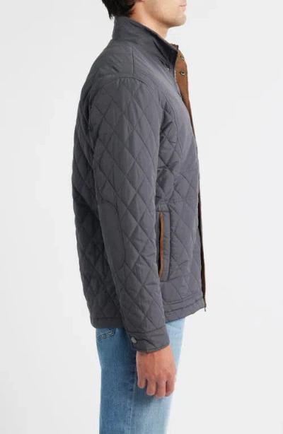 Johnnie-o Juno Quilted Jacket In Animal Print