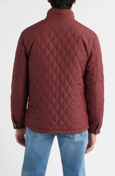 Johnnie-o Juno Quilted Jacket In Animal Print