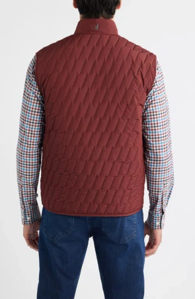 Johnnie-o Belfry Quilted Vest In Animal Print