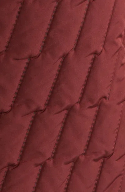 Johnnie-o Belfry Quilted Vest In Animal Print