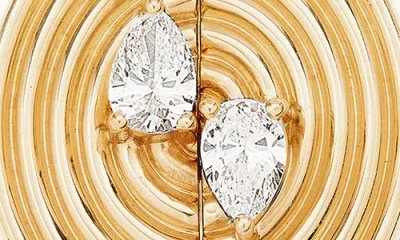 Adina Reyter Diamond Oval Locket Charm In Gold