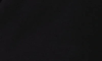 Cece Sequin Sleeve Mock Neck Sweater In Black