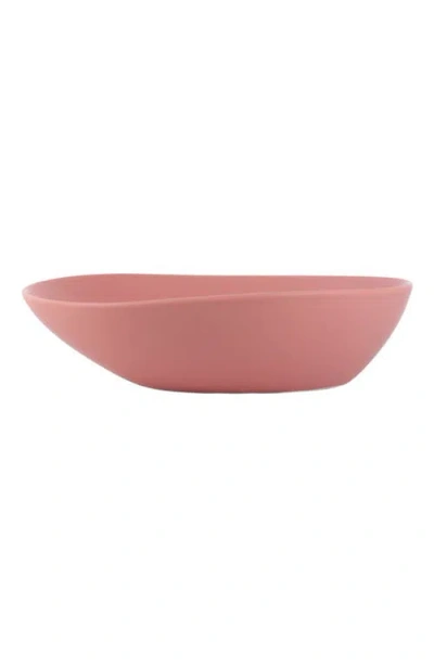 Stone Lain Delilah Porcelain 6-piece Pasta Bowl Set In Pink