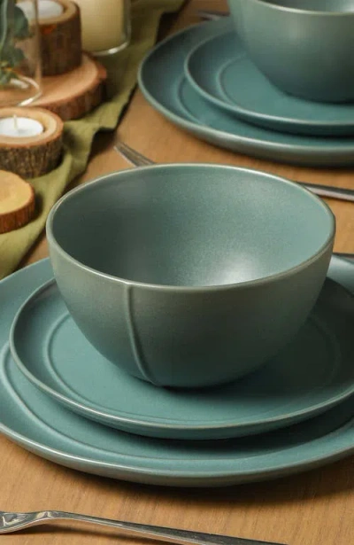 Stone Lain Infinity 12-piece Dinnerware Set Stoneware In Green