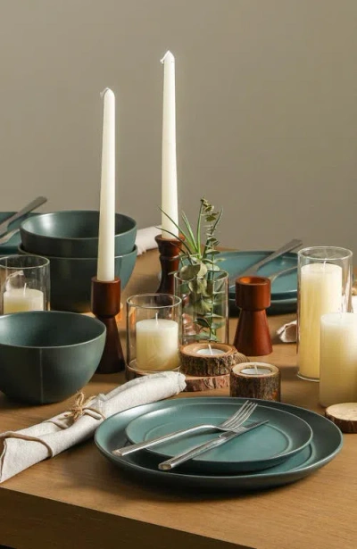 Stone Lain Infinity 12-piece Dinnerware Set Stoneware In Green