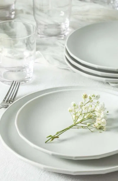 Stone Lain Rio Stoneware 16-piece Dinnerware Set With Glasses In White