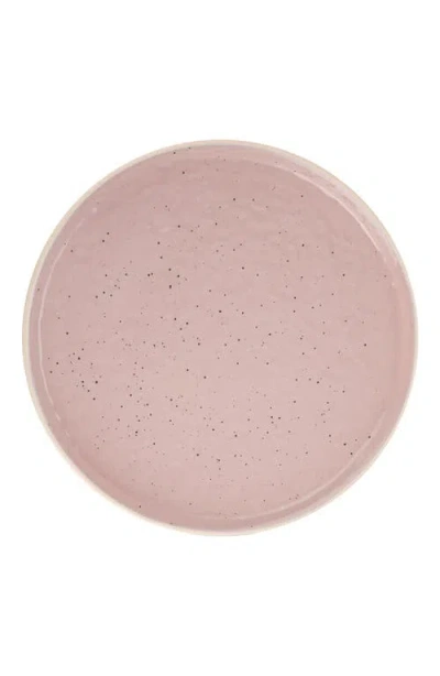 Stone Lain Elena Stoneware 4-piece Salad Plate Set In Pink