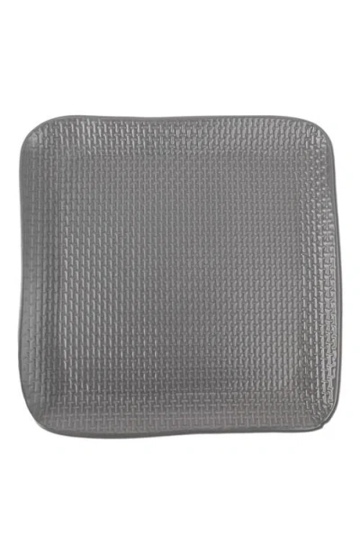 Stone Lain Olivia Stoneware 4-piece Salad Plate Set In Gray