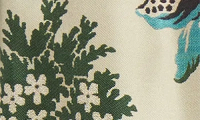 Monse Double Waistband Silk Satin Pajama Pants In Multi