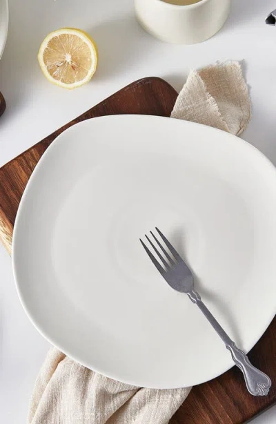 Stone Lain Delilah Porcelain 6-piece Dinner Plate Set In Green