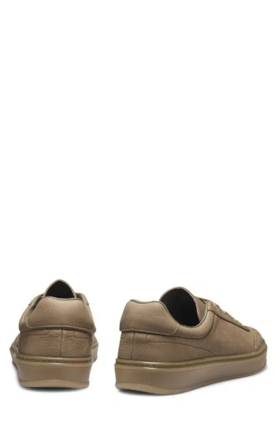 Hugo Boss Beckham X Leather Trainers With Rubber Sole In Animal Print