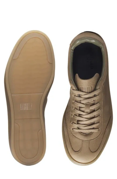 Hugo Boss Beckham X Leather Trainers With Rubber Sole In Animal Print