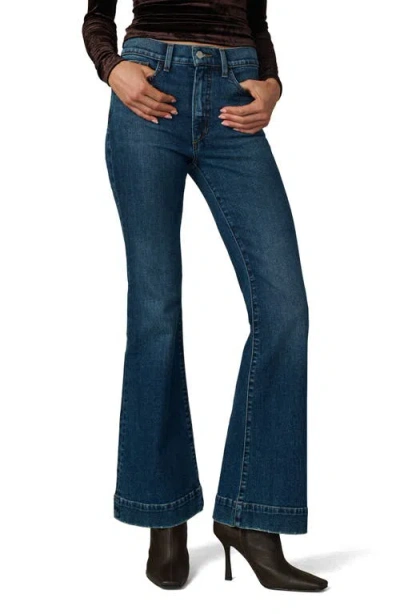 Joe's Jeans The Molly High Rise Flare Jeans In Regalia In Blue