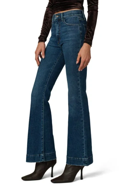 Joe's Jeans The Molly High Rise Flare Jeans In Regalia In Blue