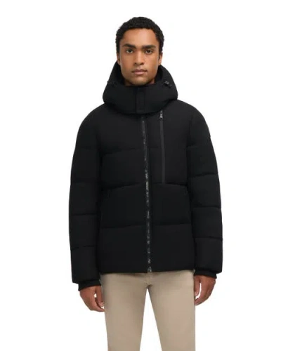 Pajar Kepler Wool-like Puffer With Removable Hood In Animal Print