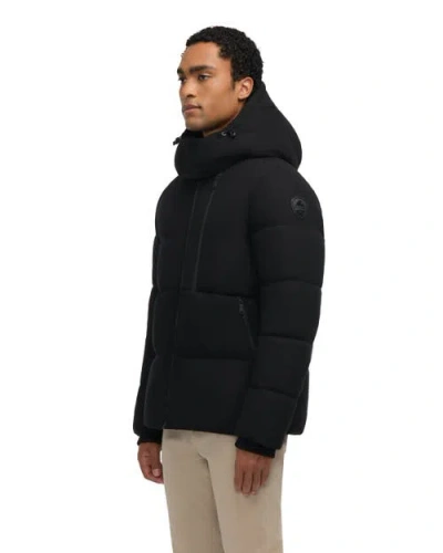 Pajar Kepler Wool-like Puffer With Removable Hood In Animal Print