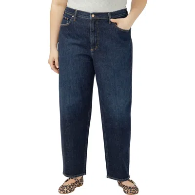Silver Jeans Co. Arc High Waist Slim Barrel Jeans In Blue