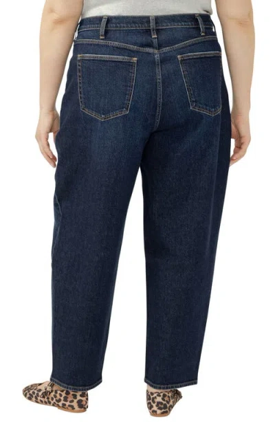 Silver Jeans Co. Arc High Waist Slim Barrel Jeans In Blue