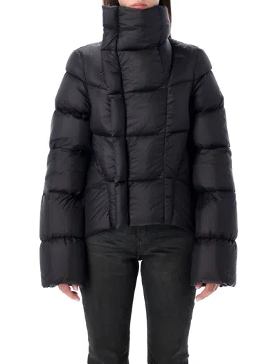Rick Owens Naska Duvet Down Jacket In Blue