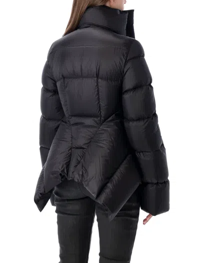 Rick Owens Naska Duvet Down Jacket In Blue