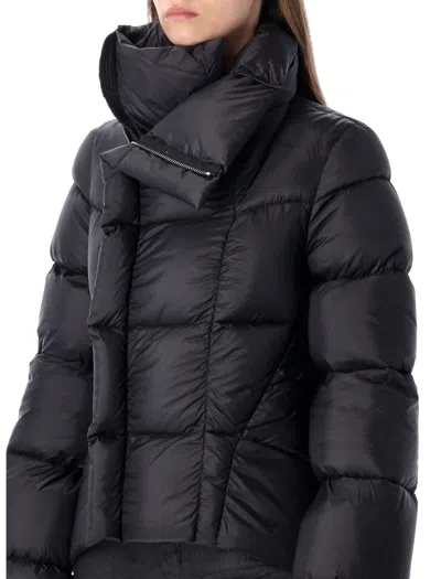 Rick Owens Naska Duvet Down Jacket In Blue
