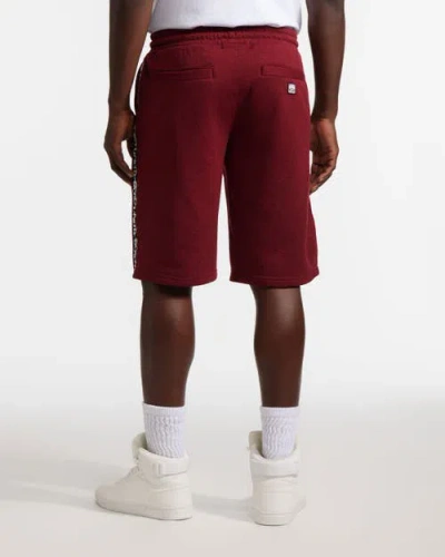 Ecko Unltd . Riding Along Fleece Short In Red