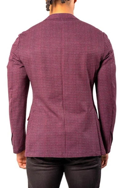 Maceoo Vortex Red Unconstructed Blazer In Red