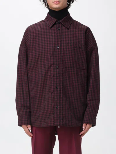 Gucci Emporio Armani Stylish Single-breasted Cotton Blazer In Purple