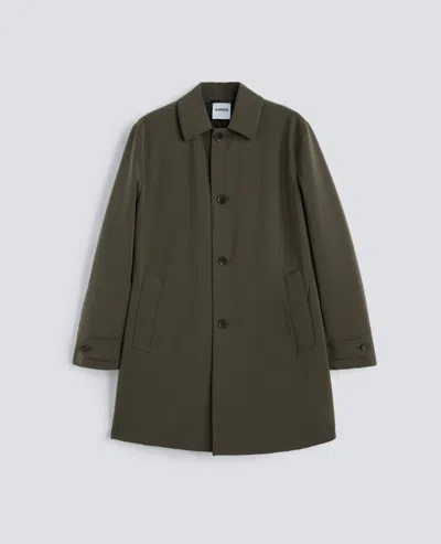Aspesi Cappotto Perfetto In Tessuto Tecnico - Militare In Green