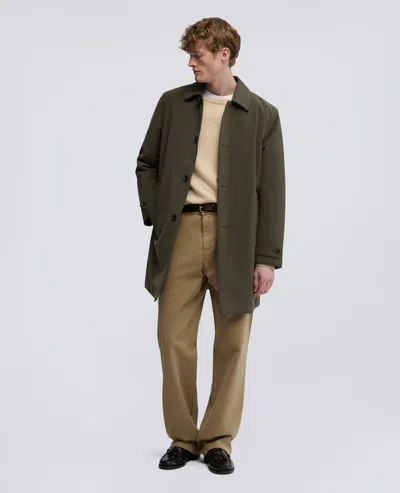 Aspesi Cappotto Perfetto In Tessuto Tecnico - Militare In Green