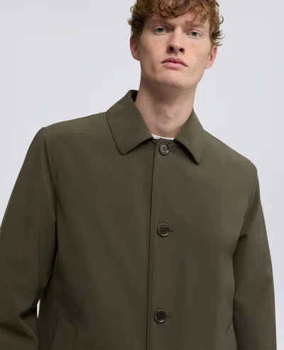 Aspesi Cappotto Perfetto In Tessuto Tecnico - Militare In Green