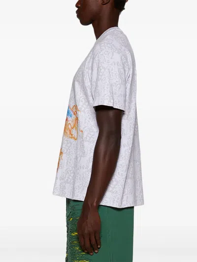 Casella Meyer Pegasus T-shirt Aus Jacquard In White