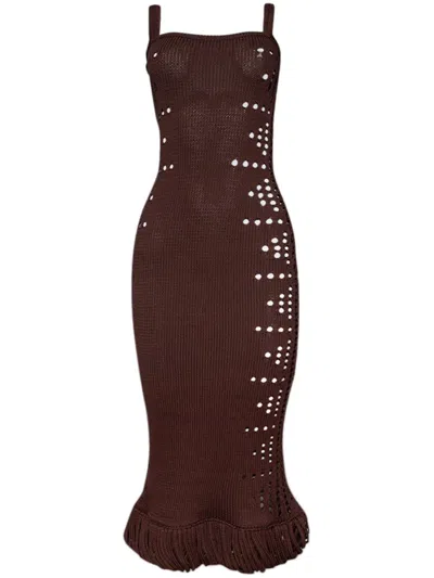 Diotima Moore Kleid In Brown