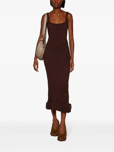 Diotima Moore Kleid In Brown