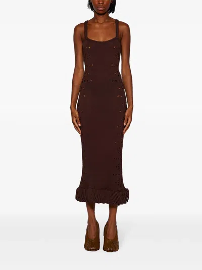 Diotima Moore Kleid In Brown