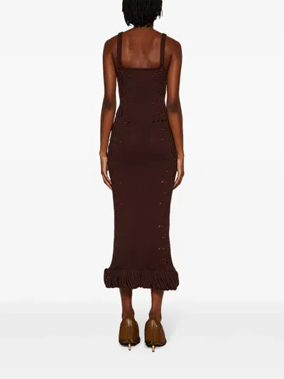 Diotima Moore Kleid In Brown