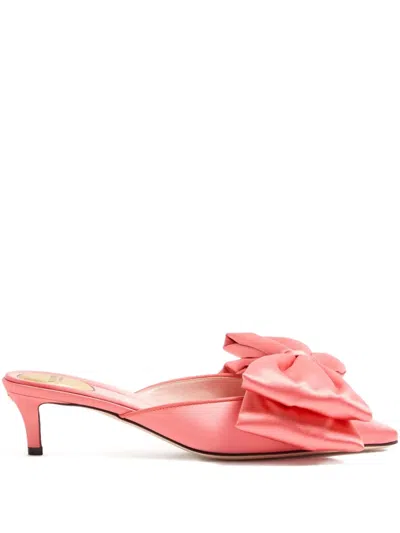 Valentino Yolande Mules Mit Schleife 45mm In Pink