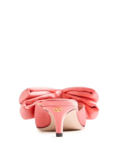 Valentino Yolande Mules Mit Schleife 45mm In Pink