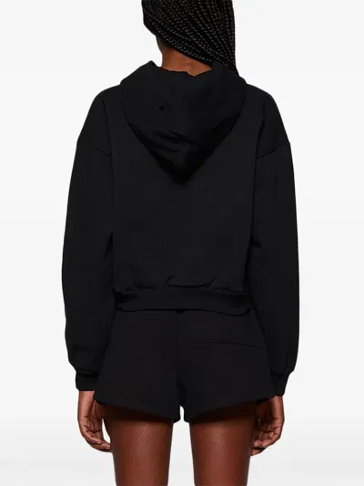 Saintwoods Klassischer Cropped-hoodie In Black