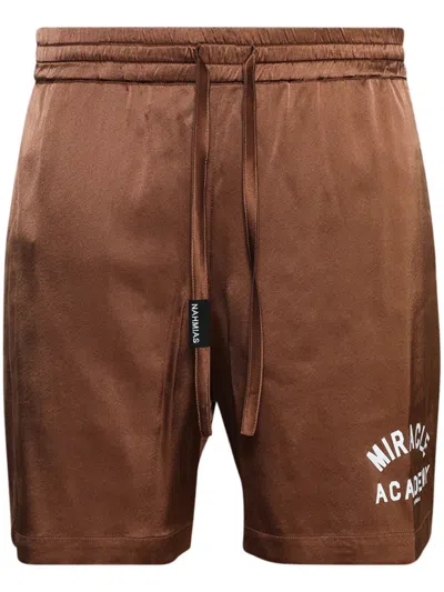 Nahmias Miracle Academy Shorts In Brown