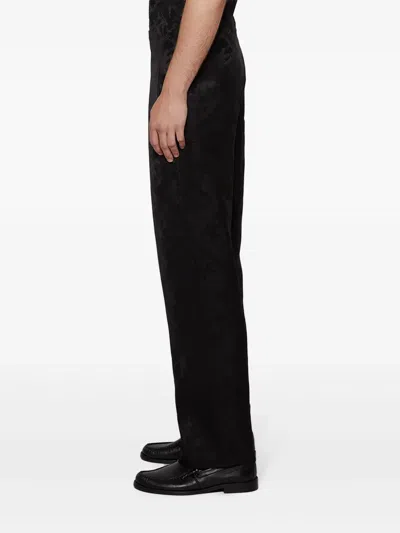 Bode Hose Mit Jacquardmuster In Black