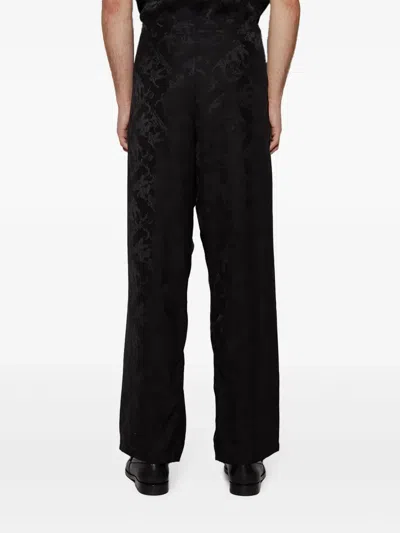 Bode Hose Mit Jacquardmuster In Black