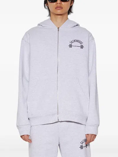 Saintwoods Hoodie Mit Logo-print In Gray