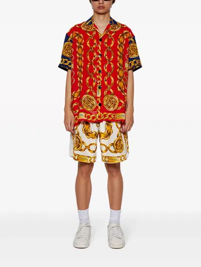 J. Logan Home The Maison Talon Seidenhemd In Multi