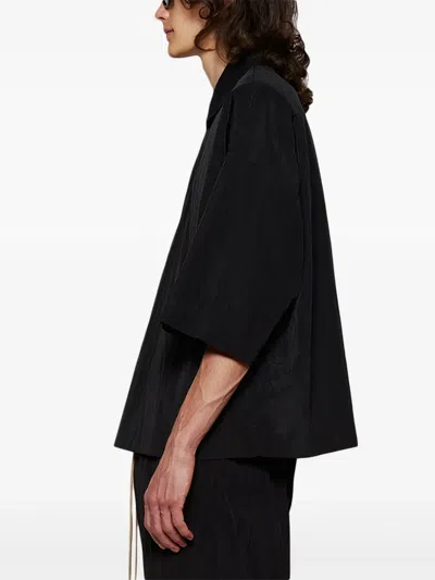 Essentials Poloshirt Aus Ripstop In Black