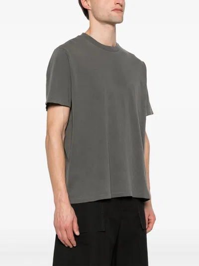 Our Legacy Mens Worn Black Boxy Short-sleeve Cotton-jersey T-shirt In Gray
