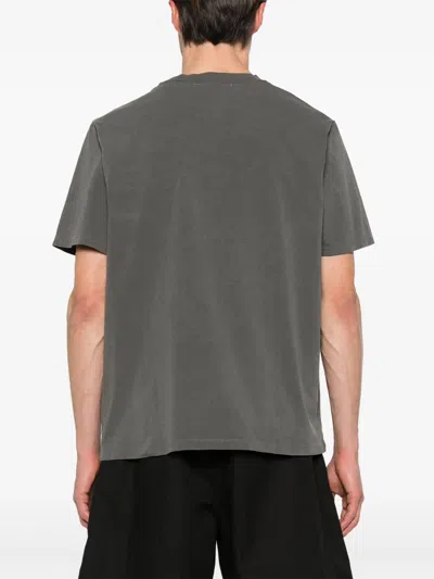 Our Legacy Mens Worn Black Boxy Short-sleeve Cotton-jersey T-shirt In Gray