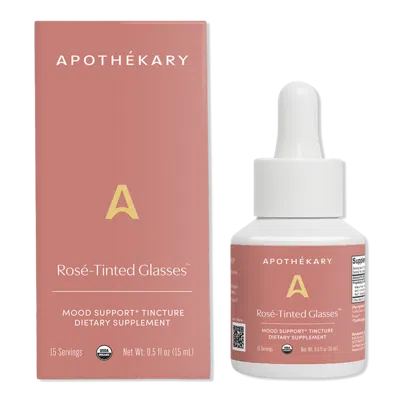 Apothekary Rose-tinted Glasses Mood Support Tincture - 0.5 oz In Pink