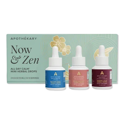 Apothekary Now And Zen All Day Calm Mini Drops*