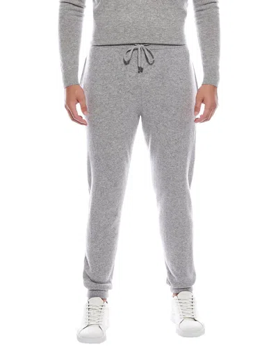 Quinn Cashmere Jogger In Gray